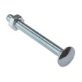 thumbnail image 1 of ForgeFix - Carriage Bolt & Nut ZP M12 x 75mm Bag 5, 1 of 1