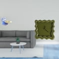 thumbnail image 2 of Figura de oso,Bandeja para gatos Bandeja para dulces para gatos Bandeja para estatuas de resina,Reloj de pared,Reloj de pared decorativo para baño y dormitorio.,Reloj de pared cuadrado, 2 of 8