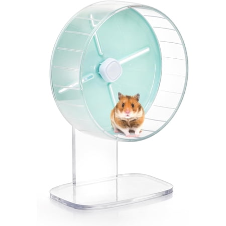 Hamster Wheel Silent Hamster Exercise Wheels, 7.5 Inch Quiet Spinner Hamster Running Wheels with Adjustable Stand for Hamsters Gerbils Mice Or Other Small Animals