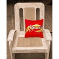 thumbnail image 2 of Crab Painting Fabric Decorative Pillow, 2 of 4