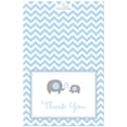 thumbnail image 2 of Blue Elephant Baby Shower Thank You Cards and Envelopes - 50 Count, 2 of 2