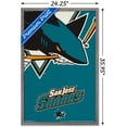 thumbnail image 3 of NHL San Jose Sharks - Logo 14 Wall Poster, 22.375" x 34", Framed, 3 of 5