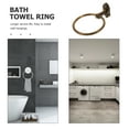 thumbnail image 5 of Bath Towel Ring Bathroom Hardware Accessories Aluminum Hand Towel Holder For Bathroom Modern Round Towel Hanger Wall Mounted, 5 of 7