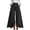 Black, variant on Letdown Women Flowy Bell Bottom Jeans High Waist Stretch Wide Leg Baggy Flared Pleated Vintage Casual Loose Denim Pants with Pockets