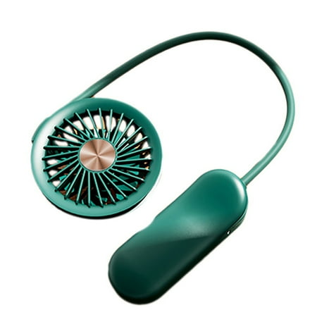 

USB Fan with 3 Speeds and Rotating Handheld Mini Fan for Car Crib Bike Treadmill Portable Fan Travel Outdoor Green