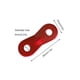 thumbnail image 4 of Naiovety Hebillas de sujeción de 20 piezas, hebilla de cordón de paracaídas, tope de cuerdas de viento para toldo, accesorios de Camping de montaña Escalada Rojo, 4 of 6