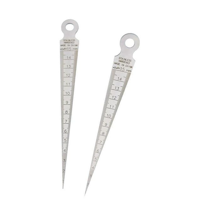 Medidor De Soldadura Cónica Medidor De Prueba Soldador Inspección Herramienta De Medición de material acero 1.3 Mm DYNWAVEMX Calibrador de la soldadura