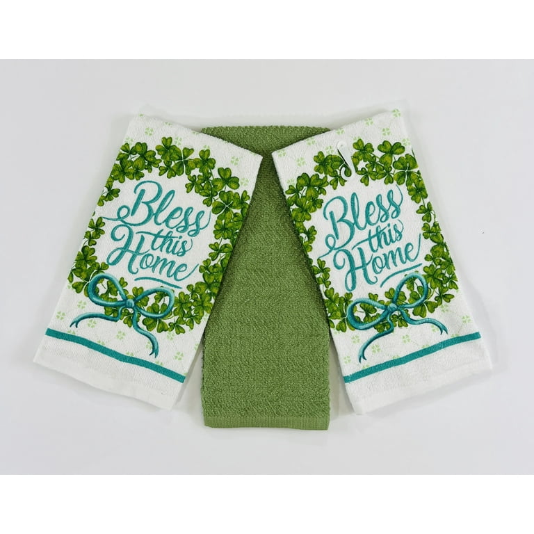 St. Patrick s Day Assorted Towels Fun Lucky Irish Dog Towels to Brighten Your Room Kitchen Dish Towels Bathroom Hand Towels Easy Decoration Walmart