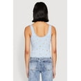 thumbnail image 5 of Womens Ribbed Knit Floral Print Tank Top, 5 of 5