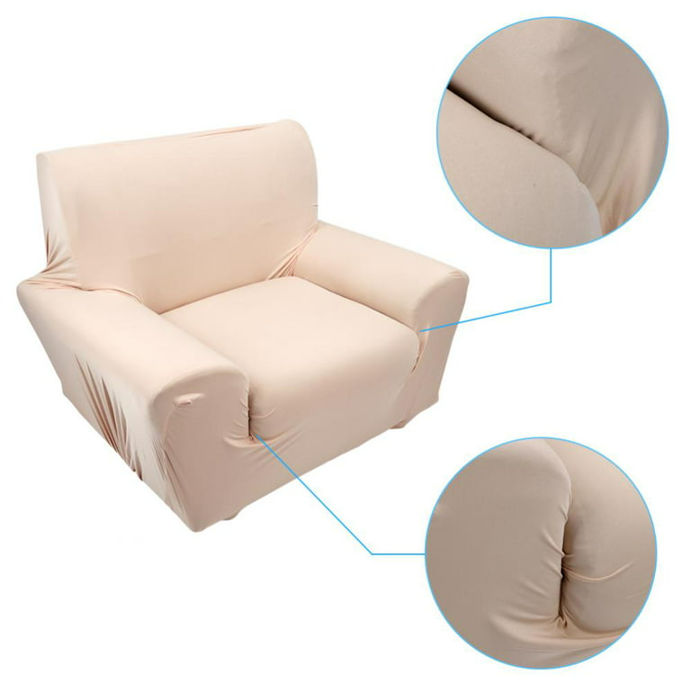 Lv. life 2 Seater Polyester Loveseat Sofa Couch Stretch Protect Cover  Elastic Slipcover Home ,Sofa Cover 