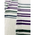 thumbnail image 5 of Fennco Styles Netural Stripes Fringe Canvas Cotton Table Linen Collection, 5 of 6