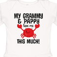thumbnail image 4 of Inktastic Grammy and Pappy Love Me Boys or Girls Long Sleeve Baby Bodysuit, 4 of 5