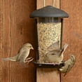 thumbnail image 2 of Perky-Pet Black Wall and Post Mount Wild Bird Feeder - 1.1 lb, 2 of 8