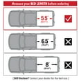 thumbnail image 3 of MaxMate Soft Quad-fold Truck Bed Tonneau Cover Compatible with 2015-2020 Ford F-150 | 5.5' (67") Bed | TCF484041, 3 of 6