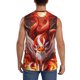 thumbnail image 4 of Balery Red Leaf Flame Fox Camisetas sin mangas para hombre, absorbe la humedad y protege contra el mal olor.-Medium, 4 of 7