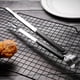 thumbnail image 5 of Pinzas De Cocina De Acero Inoxidable, Pinzas De Cocina Fáciles De Limpiar Con Agarre De Silicona Antideslizante, Pinzas De Metal Para Alimentos De 10,0 Pulgadas Para Cocinar A La, 5 of 8