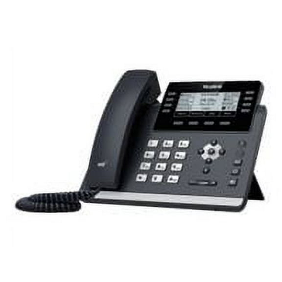 Yealink SIP-T43U IP Phone, Corded, Corded, Wall Mountable, Desktop, Classic Gray