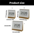 thumbnail image 3 of 2026 Standing Calendar Twin-Wire Binding Monthly Desktop Planner for Office Home School Supplies, 3 of 8