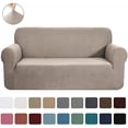 thumbnail image 1 of 2024 2-Piece Set Slipcover Sofa & Loveseat Cover Protector 4-Way Stretch Elastic - 96” x 74” Navy, 1 of 5