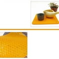 thumbnail image 3 of 4-Pack Silicone Pot Holders Non- Mats with Honeycomb Pattern for Pots, Pans, Bowls, Cups - Orange & Yellow, 3 of 7
