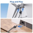 thumbnail image 4 of Starlink Gen 3 Cable – Waterproof & Durable Ethernet Extension Cord, Replacement Accessory for Router, Indoor/Outdoor Use, 33FT/10M, 4 of 8
