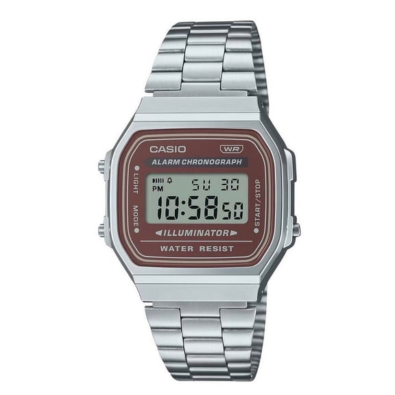 Casio Vintage Woman A168WA-5A Stainless Steel Watch