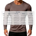 thumbnail image 3 of Hvogkswy Compression Shirt Men, Crew Neck Dry Workout Base Layer Undershirt Thin Stretchy Slim Comfy Long Sleeve Tops, 3 of 8