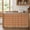 Brown, variant on Brown Gingham Cabinet Curtains 10" W x 11" L, Modern Minimalist White Line Grid Points Checkered Under-Desk Privacy Dust Proof Drape Dishwasher Curtain Sink Skirt for Kitchen Closet Bathroom Laundry