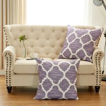 Home Soft Things Honor Printed 2 Piece Throw Pillow Cover Set - 26" x 26" - Lavender