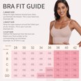 thumbnail image 4 of Coobie Women's Half Cami Low Back Bra 9151, Seamless Lightweight Bralette, 4 of 7