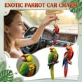 thumbnail image 4 of Tropical Parrot Hanging Car Ornament 3.15in 2D Acrylic Bird Rearview Mirror Decor for Auto Interior, Artistic Parrot Pendant Decoration for Car Home Window Display, 4 of 7