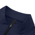 thumbnail image 4 of Men's Long Sleeve Sun Shirts Quick Dry UPF 50+ Tees 1/4 Zip Up Fishing Running Rash Guard T-Shirts Outdoor Shirt with Zipper Pocket for Men Big Size 4XL Dark Blue, 4 of 9