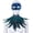 Blue1, variant on Gothic Crow Owl Mask with Feather Shawl,Halloween Bird Raven Feathers Costume for Role-Play Party,Christmas,Masquerad