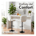 thumbnail image 3 of Set De 4 Bancos De Cocina Barra Silla Taburete Respaldo Alto, 3 of 8