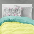 thumbnail image 2 of Watercolor Girl Boss Journaling Fabric Standard Pillowcase, 2 of 2