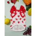 thumbnail image 4 of PETSIN Strawberry Print Pet Tank, 4 of 5