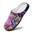 thumbnail image 3 of Mens Cozy Slippers Kirby Warm Soft Plush Slipper Slip-on House Shoes for Home Indoor Outdoor, 3 of 7