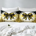 thumbnail image 4 of Erosebridal Cartoon Bow Tie Fitted Sheet Twin, Abstract Geomrtry Bedding Set Twin Size, Princess Style Decor（No Top Sheet）, 4 of 6