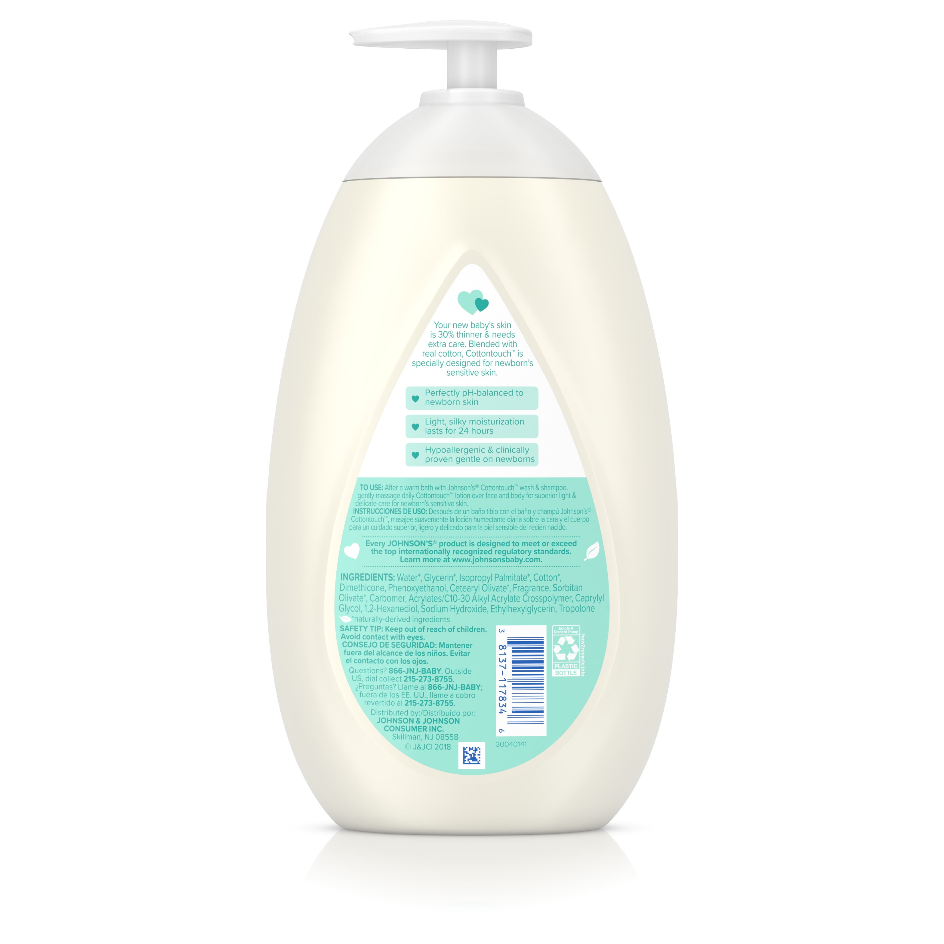 johnson's cotton touch lotion