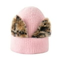 thumbnail image 5 of Generic Beanie Hat for Women Cute Cat Ear Beanie Winter Hat with Horns Beanie Hats Knit Cuffed Warm Ski Caps Women's Elastic Knitting Cold Hat Ski Hat Warm Hat, 5 of 5