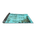 thumbnail image 2 of Ahgly Company Indoor Rectangle Abstract Light Blue Modern Area Rugs, 4' x 6', 2 of 4