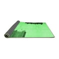 thumbnail image 2 of Ahgly Company Indoor Rectangle Solid Emerald Green Modern Area Rugs, 4' x 6', 2 of 4