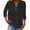 501_Black, variant on Aligament 3/4 Length Sleeve Womens Tops V Neck T Shirts Women's Fashion Casual Down Short Top Shirt Summer Tops Black
