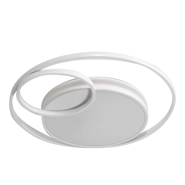 Lámpara de Techo LED Con cuerpo de Hierro, Pantalla Acrílica, Regulable, Redonda, Estilo Nórdico, Montaje Empotado Con Control Remoto, 110 V, Iluminación Suave y Brillante,