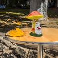 thumbnail image 4 of Fiudx Adorno Solar de Conejos, Decoración de Jardín Pintada a Mano, Diseño de Resina Impermeable, Atractivo para Exteriores, Ideal para Jardín, Patio o Terraza, Regalo Único para Cualquier Ocasión., 4 of 5