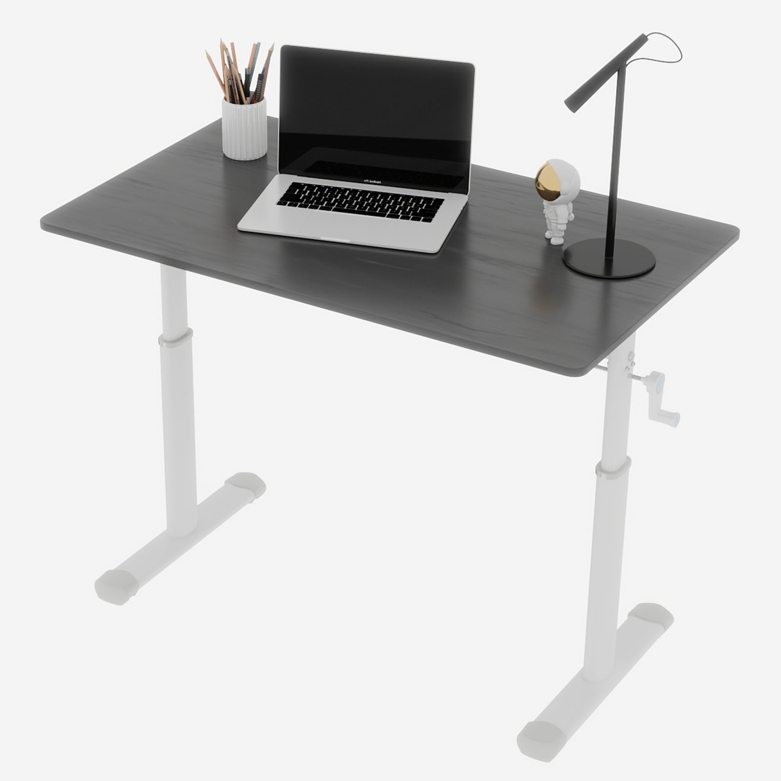 Adjustable Study Desk for Children and Adults, Height-Adjustable, Home Office Desk, Compact Design, 60x100cm