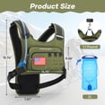 thumbnail image 3 of Maelstrom Running Vest for Men & Women, Detachable Hydration Pack with 2L Bladder, Breathable Backpack for Hiking, Cycling, Marathon, 3 of 8