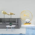thumbnail image 2 of Figuras Modernas De Madera Con Pájaros Y Hojas De Hierro, Esculturas, Adornos Decorativos Para Escritorio, Dormitorio, Entrada, Estantería, Oficina, Chimenea, Regalo Coleccionable Para, 2 of 8