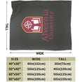 thumbnail image 3 of Alvernia University Logo Fleece Blanket, Very Soft Microfiber Flannel Blanket for Couch Warm and Cozy for All Seasons, 3 of 6