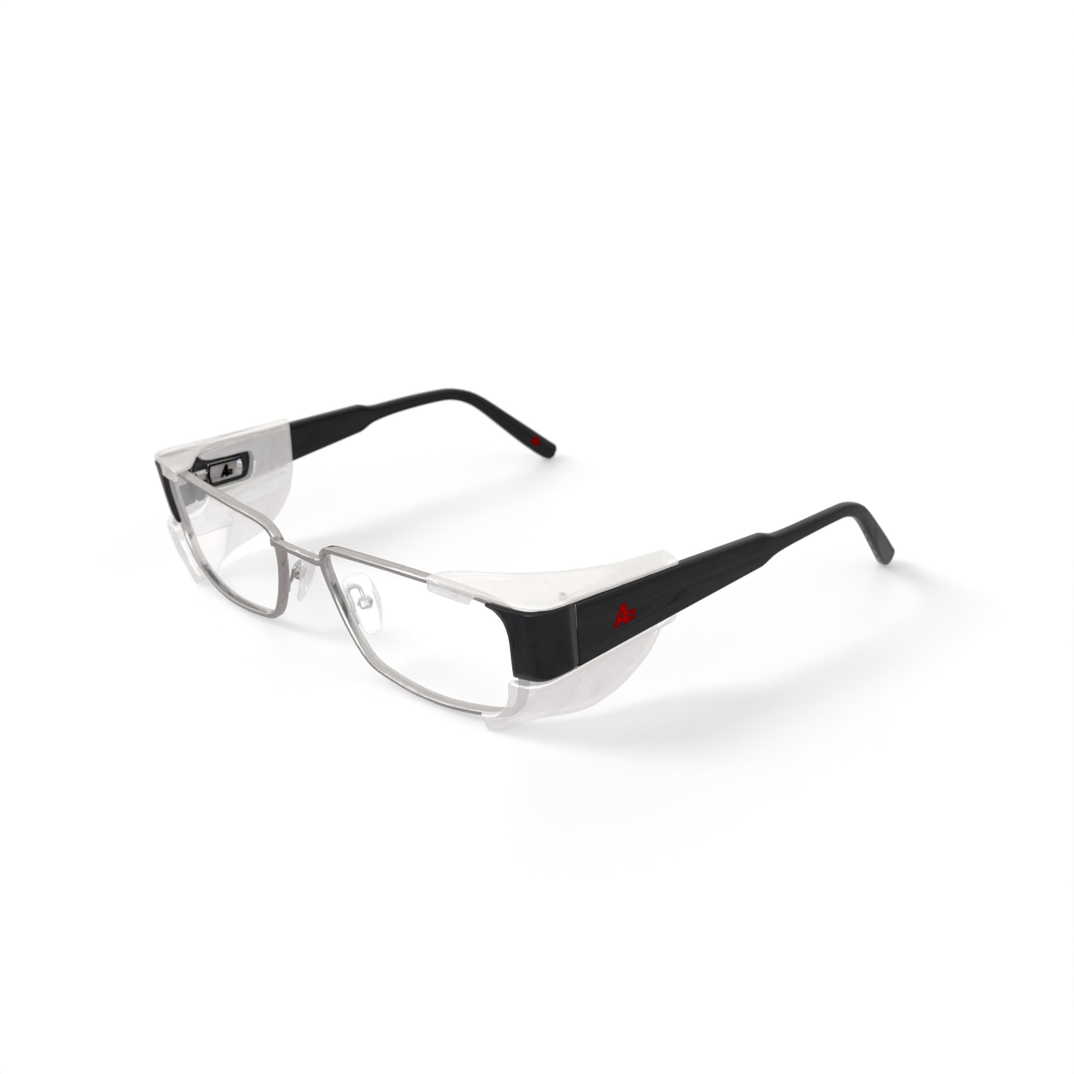 徳力 銀製 グラス 約52.6g Hilco Vision A2 555 Stainless Steel Prescription Safety Glasses
